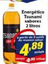 Vencedor Atacadista Energetico Tsunami Sabores 2L oferta