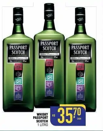 Mercantil Rodrigues Whisky passport scotch 1l oferta