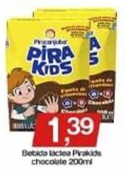 Supermercados Gricki Bebida lactea Pirakids chocolate 200ml oferta
