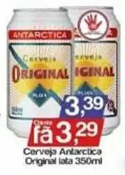 Supermercados Gricki Cerveja Antarctica Original lata 350ml oferta