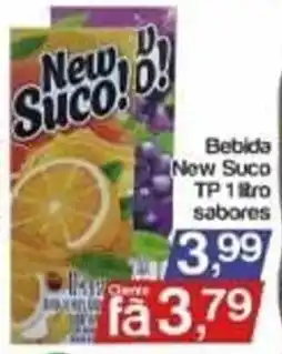 Bebida New Suco Tp 1L sabores