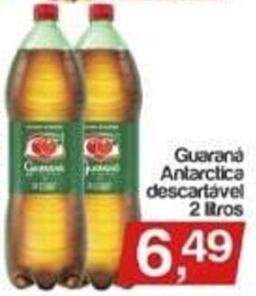 Guarana Antarctica descartavel 2L
