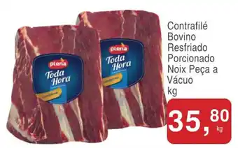 Mineirão Atacarejo Contrafile Bovino Resfriado Porcionado Noix peca a vacuo 1kg oferta