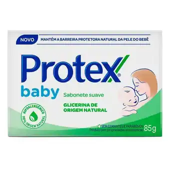 Carrefour Sabonete em barra suave protex baby 85g oferta