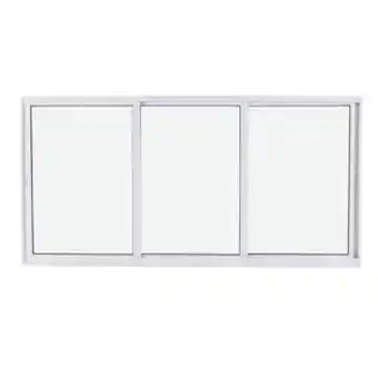 Leroy Merlin Janela de correr 3 folhas 1,00x2,00m alumínio pintado branco linha vivace artens oferta