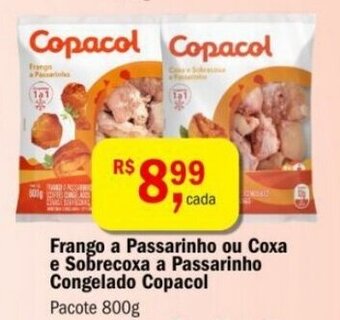 Ultrabox Frango a Passarinho ou Coxa e Sobrecoxa a Passarinho Congelado Copacol 800g oferta