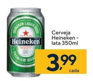 Coop Cerveja Heineken lata 350ml oferta