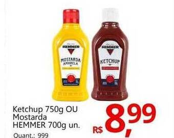Supermercados Koch Ketchup ou mostarda hemmer oferta