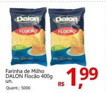 Supermercados Koch Farinha de milho dalon flocão oferta