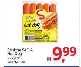 Supermercados Koch Salsicha sadia hot dog oferta