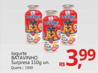 Iogurte batavinho surpresa