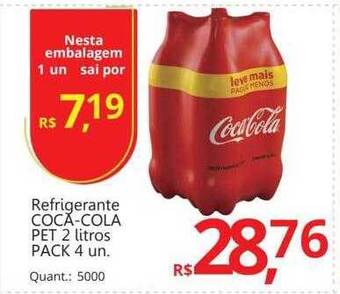 Supermercados Koch Refrigerante coca-cola pet oferta