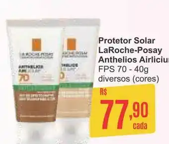 Drogaria Total Protetor Solar Laroche Posay Anthelios Airlicium 70-40g oferta