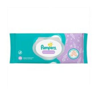 Supermercados Pague Menos Lenços umedecidos pampers aroma de lavanda 48 unidades oferta