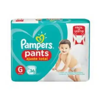 Supermercados Pague Menos Fralda pampers pants g com 36 unidades oferta