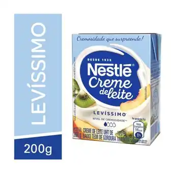São Roque Supermercados Creme de leite levíssimo nestlé 200g oferta