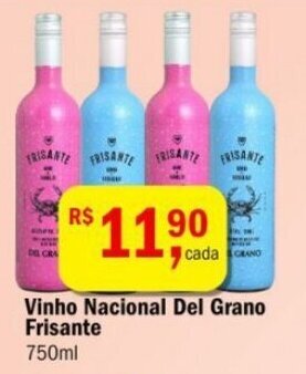 Ultrabox Vinho Nacional Del Grano Frisante 750ml oferta