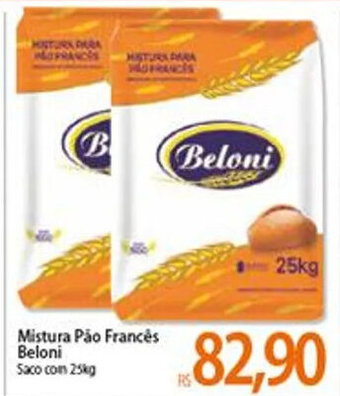 Atacadão Mistura Pao Frances Beloni saco com 25kg oferta