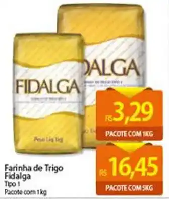 Atacadão Farinha de Trigo Fidalga 1kg 1kg oferta