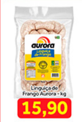 Shibata Supermercados Linguica de Frango Aurora 1kg oferta