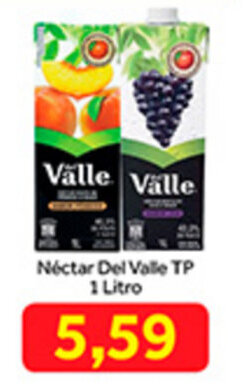 Shibata Supermercados Nectar Del Valle Tp 1L oferta