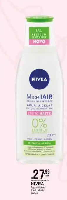 Nivea água Micelar Efeito Matte 200ml