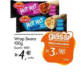 Giassi Supermercados Wrap Seara 100g oferta