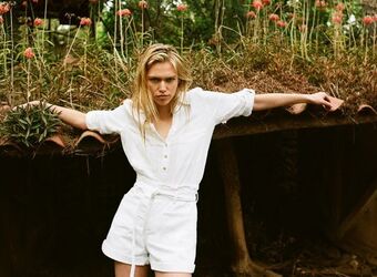 ZARA Camisa de linho oferta