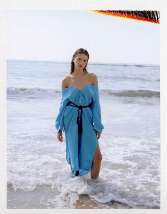 ZARA Vestido túnica de linho oferta