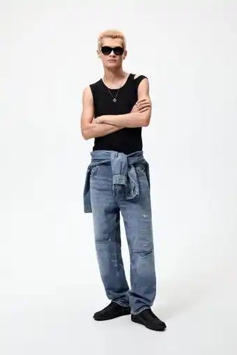 ZARA Camiseta tank assimétrica oferta