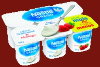 Iogurte grego nestlé morango 540g