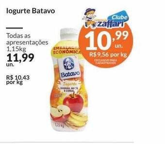Zaffari Iogurte batavo oferta