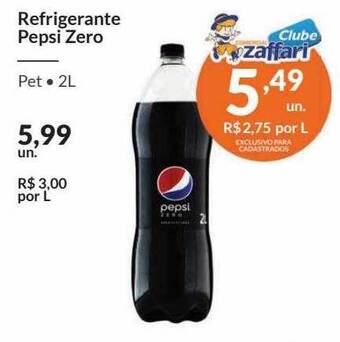 Refrigerante pepsi zero