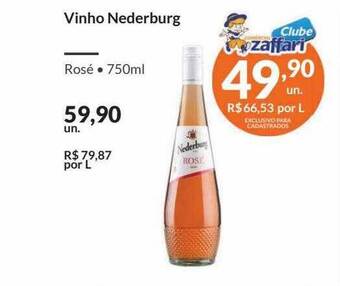 Zaffari Vinho nederburg oferta