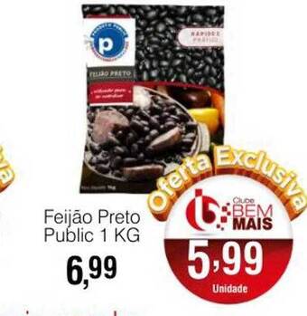 Supermercado Bem Barato Feijão preto public oferta