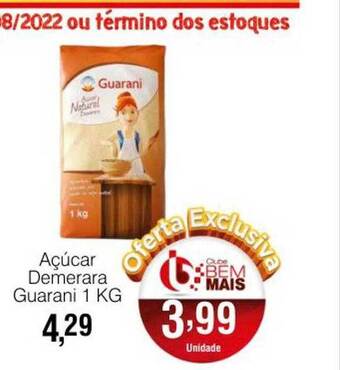 Açúcar demerara guarani