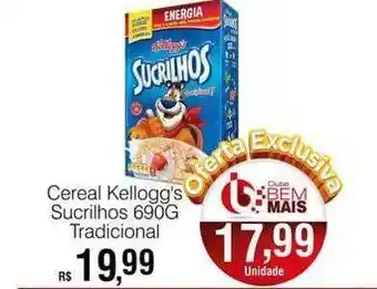 Supermercado Bem Barato Cereal kellogg's sucrilhos tradicional oferta