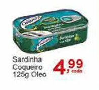 Rossi Supermercado Sardinha Coqueiro 125g Oleo oferta