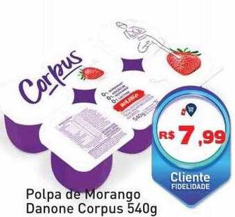 Tonin Superatacado Polpa de morango danone corpus oferta