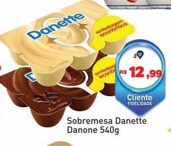 Sobremesa danette danone