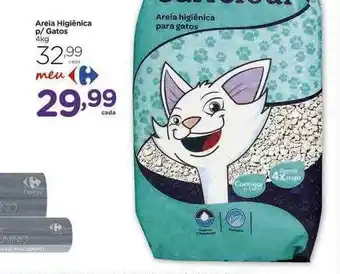 Areia higiênica p gatos