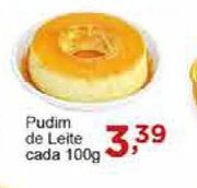 Rossi Supermercado Pudim de Leite cada 100g oferta
