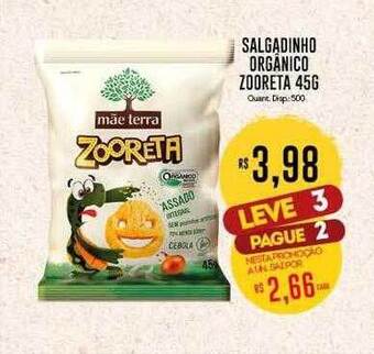 Bistek Supermercados Salgadinho orgânico zooreta oferta