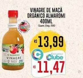 Bistek Supermercados Vinagre de maçã orgânico almaromi oferta