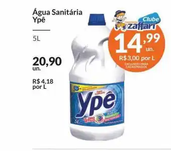 Zaffari Água sanitária ypê oferta
