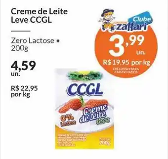 Creme de leite leve ccgl