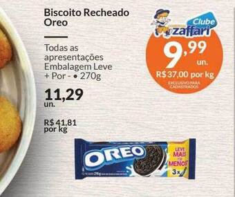 Zaffari Biscoito recheado oreo oferta
