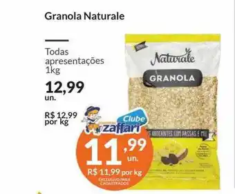 Zaffari Granola naturale oferta
