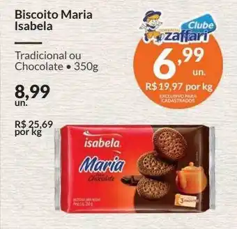 Zaffari Biscoito maria isabela oferta