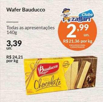 Zaffari Wafer bauducco oferta